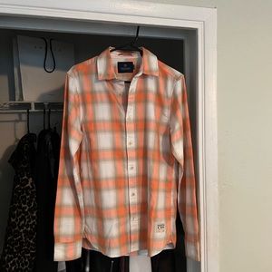 Scotch & Soda coral-tan button down